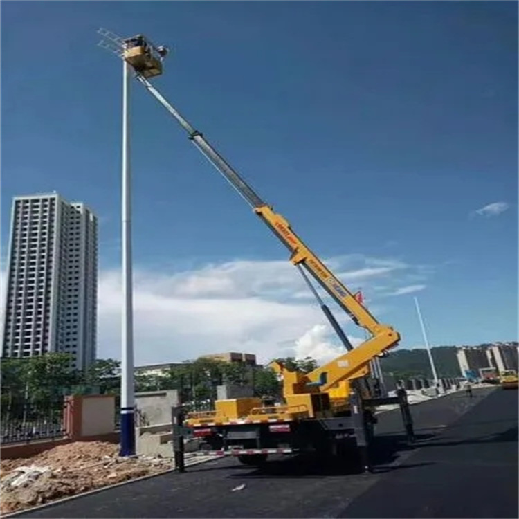 斗门维修路灯的曲臂升降车出租